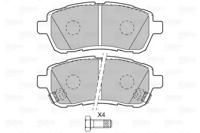 Valeo 598999 Колодки гальмівні