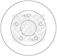 Mapco 15252 Brake disc