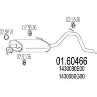 MTS 01.60466 Schalldaempfer MTS 01.60466 Schalldaempfer