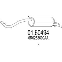 MTS 01.60494 Глушник вихлопних газів кінцевий