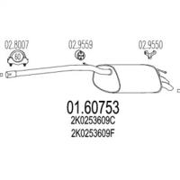 MTS 01.60753 Schalldaempfer MTS 01.60753 Schalldaempfer