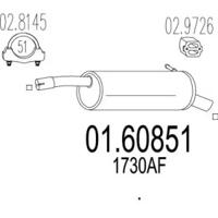 MTS 01.60851 Schalldaempfer MTS 01.60851 Schalldaempfer