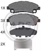 A.B.S. 35140 Brake pads A.B.S. 35140 Brake pads