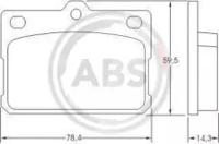 A.B.S. 36072 Brake pads