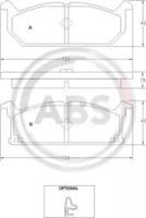A.B.S. 36189 Brake pads