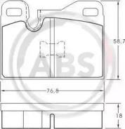 A.B.S. 36398 Brake pads
