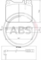 A.B.S. 36418 Brake pads A.B.S. 36418 Brake pads