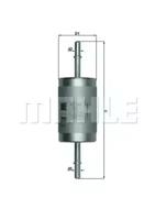 Mahle Original KL181 Фільтр паливний