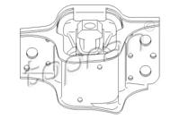 Topran 700 526 Insulator engine mounting Topran 700 526 Insulator engine mounting