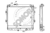 Somora 318740B Радіатор охолодження двигуна