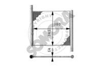 Somora 340040 Радіатор охолодження двигуна Somora 340040 Радіатор охолодження двигуна