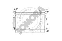 Somora 351040D Радіатор охолодження двигуна Somora 351040D Радіатор охолодження двигуна