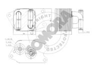 Somora 351066A Масляний радіатор АКПП Somora 351066A Масляний радіатор АКПП