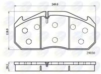 Comline CBP9014MK Колодки гальмівні