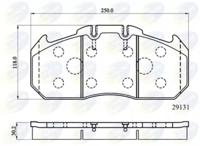 Comline CBP9058MK Колодки гальмівні