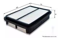 Comline CHY12208 Фільтр повітряний