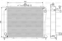 Valeo 701584 Радіатор охолодження двигуна