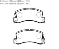 HSB HP9105 Колодки тормозные