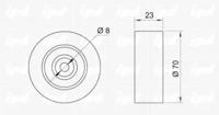 IPD 15-0174 Ролик натяжной