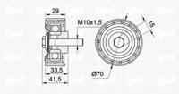IPD 15-0844 Ролик натяжной