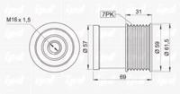 IPD 15-3353 Шкив генератора