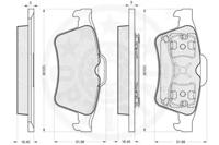 Optimal 84200 Колодки тормозные