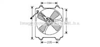 Prasco DU7501 Fan and motor assy