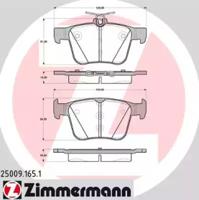 Otto Zimmermann 25009.165.1 Brake pads Otto Zimmermann 25009.165.1 Brake pads