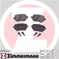 Otto Zimmermann 25110.175.1 Brake pads Otto Zimmermann 25110.175.1 Brake pads