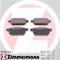 Otto Zimmermann 25258.145.1 Brake pads