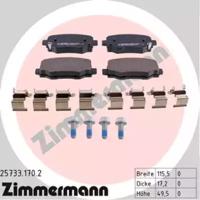 Otto Zimmermann 25733.170.2 Brake pads Otto Zimmermann 25733.170.2 Brake pads