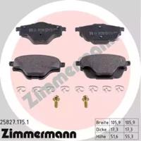Otto Zimmermann 25827.175.1 Brake pads