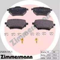 Otto Zimmermann 25839.175.1 Brake pads
