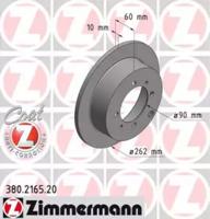 Otto Zimmermann 380.2165.20 Brake disc Otto Zimmermann 380.2165.20 Brake disc