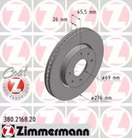 Otto Zimmermann 380.2168.20 Brake disc