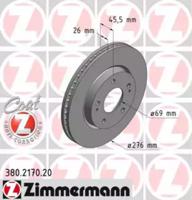 Otto Zimmermann 380.2170.20 Brake disc