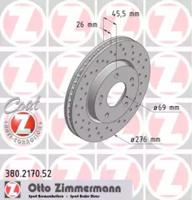 Otto Zimmermann 380.2170.52 Brake disc