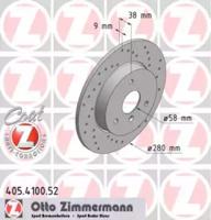 Otto Zimmermann 405.4100.52 Диск гальмівний Otto Zimmermann 405.4100.52 Диск гальмівний