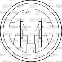 Valeo 850657 Regulator assy door window