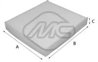 Metalcaucho 20020 Фільтр салону Metalcaucho 20020 Фільтр салону