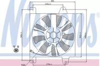 Nissens 85392 Fan and motor assy
