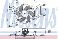 Nissens 85709 Вентилятор охлаждения двигателя Nissens 85709 Вентилятор охлаждения двигателя