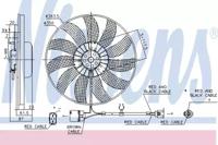 Nissens 85763 Вентилятор охолодження двигуна Nissens 85763 Вентилятор охолодження двигуна