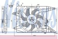 Nissens 85890 Вентилятор охлаждения двигателя Nissens 85890 Вентилятор охлаждения двигателя