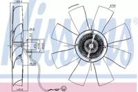 Nissens 86021 Муфта вентилятора Nissens 86021 Муфта вентилятора