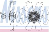 Nissens 86026 Муфта вентилятора Nissens 86026 Муфта вентилятора