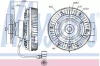 Nissens 86055 Муфта вентилятора Nissens 86055 Муфта вентилятора