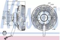 Nissens 86106 Муфта вентилятора Nissens 86106 Муфта вентилятора