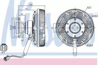 Nissens 86116 Муфта вентилятора Nissens 86116 Муфта вентилятора