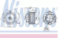 Nissens 87249 Вентилятор салона